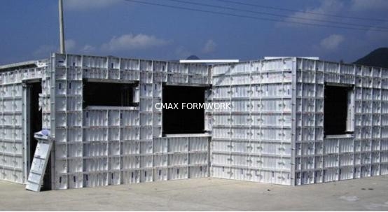 Подгонянная форма-опалубка алюминия AL 65 для форма-опалубкы бетонной стены